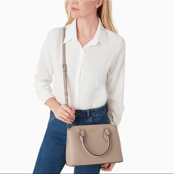♠️Kate Spade Darcy Small Satchel Warm Taupe NWT - Picture 5 of 5